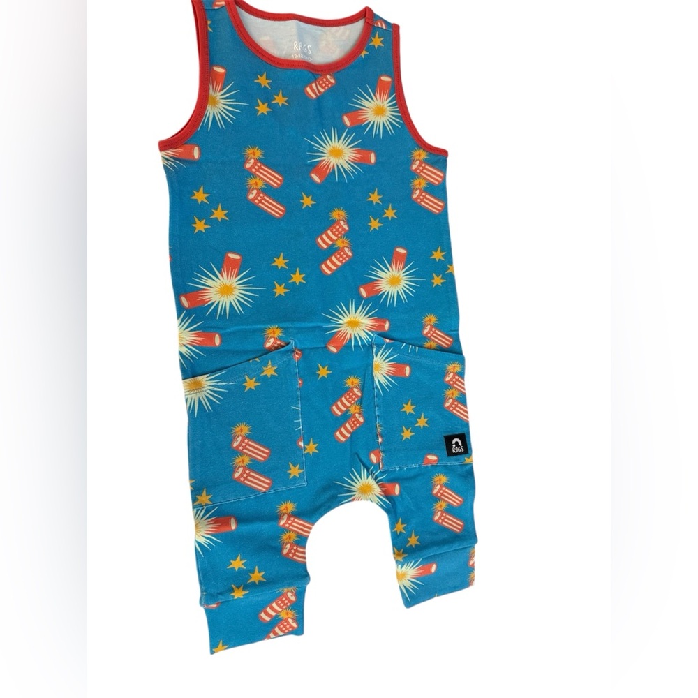 NWT rags 4th of July romper